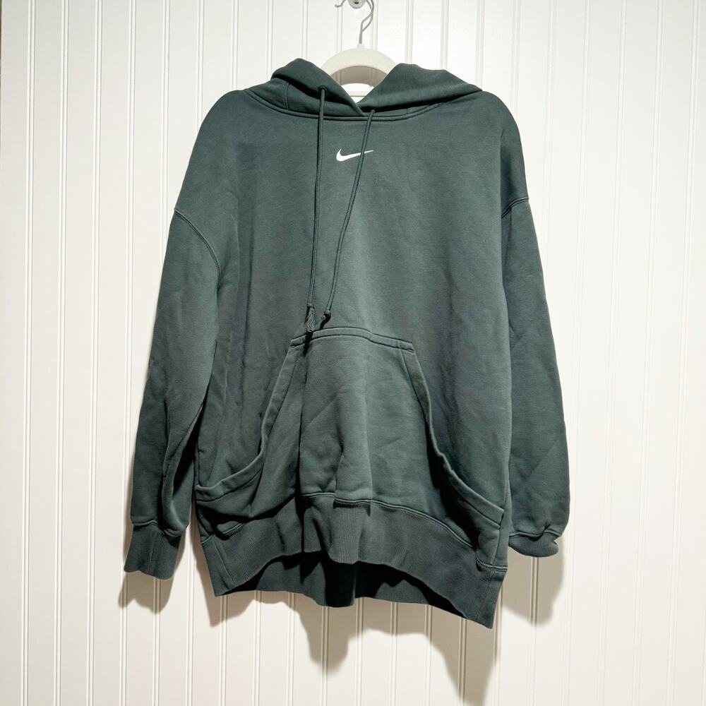 Nike Sportswear Phoenix Fleece Set Oversized Hoodie Sweatpants Vintage Green L - Picture 2 of 11